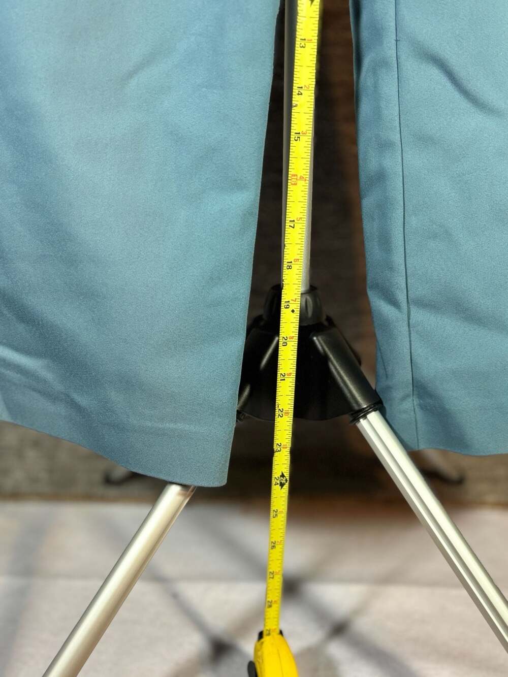 LOFT High Waist Button-Front Wide Leg Pants Blue Size 2 - Picture 3 of 5